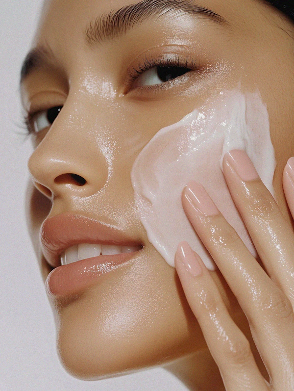 Skincare Application Closeup