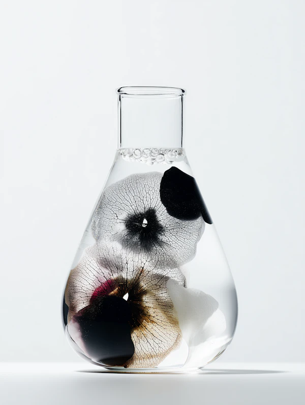 Elegant Glass Flask