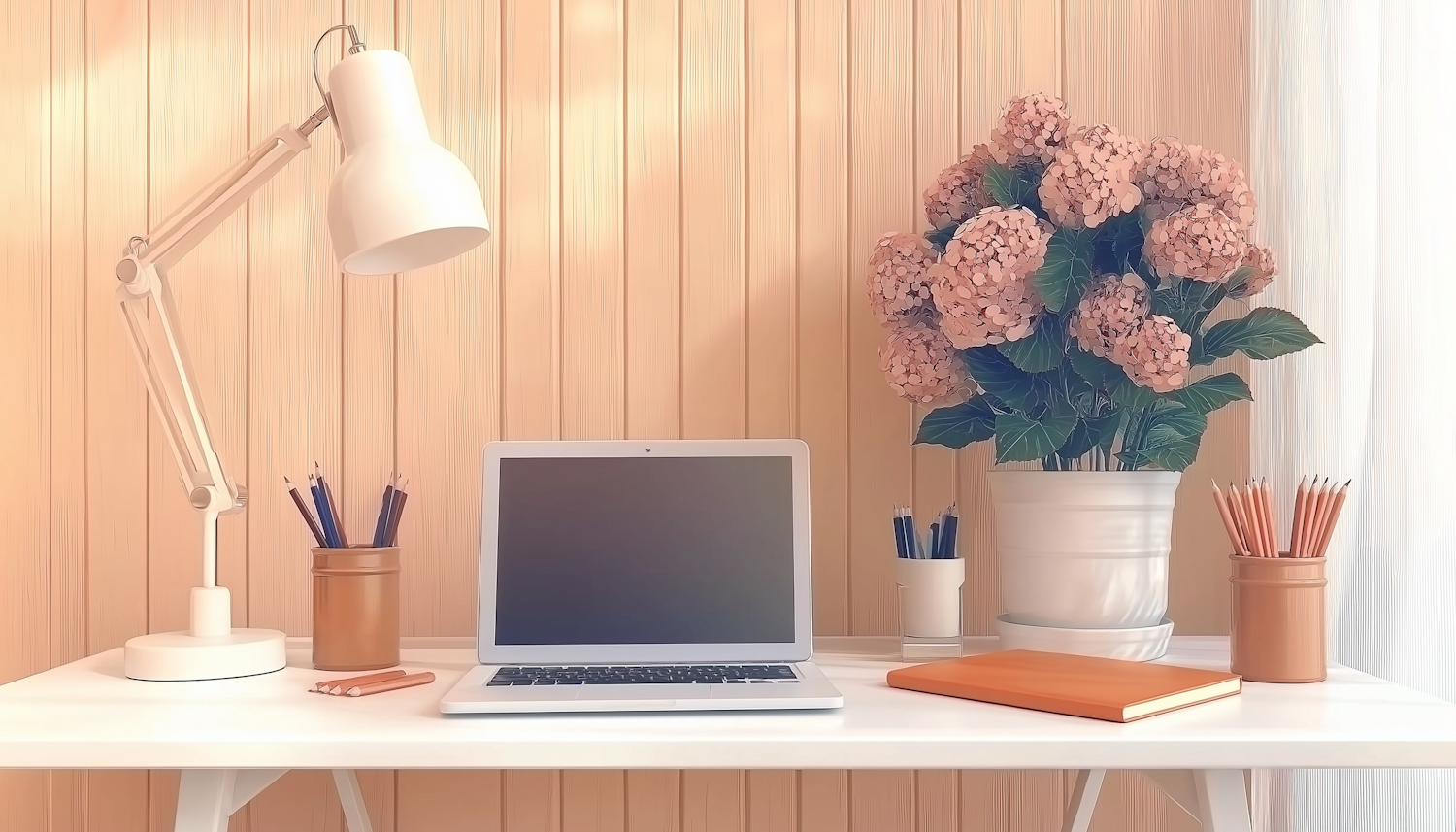 Serene Minimalistic Workspace