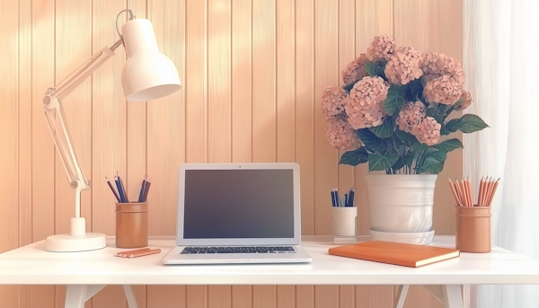 Serene Minimalistic Workspace