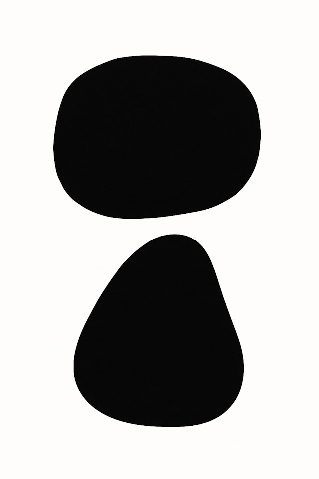 Abstract Black Shapes