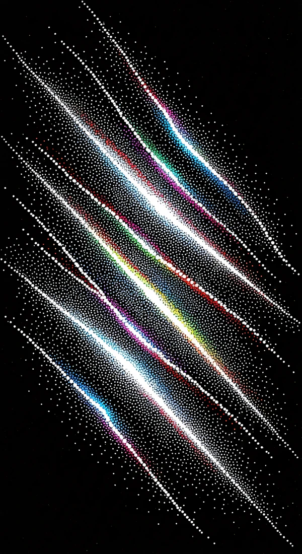 Vibrant Dot Streaks