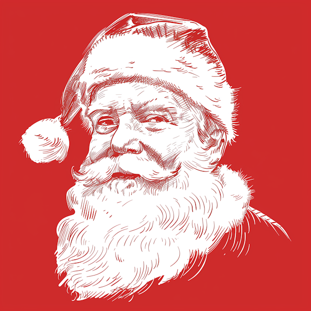 Classic Santa Claus Illustration