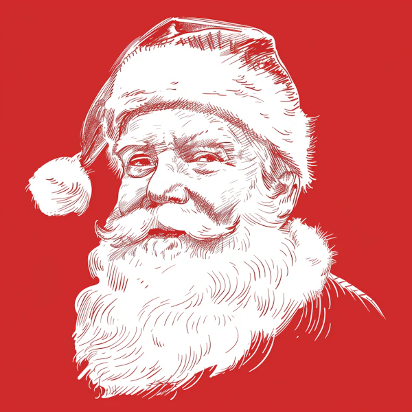 Classic Santa Claus Illustration