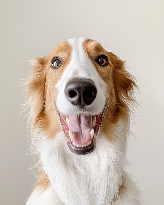 Joyful Dog Close-Up