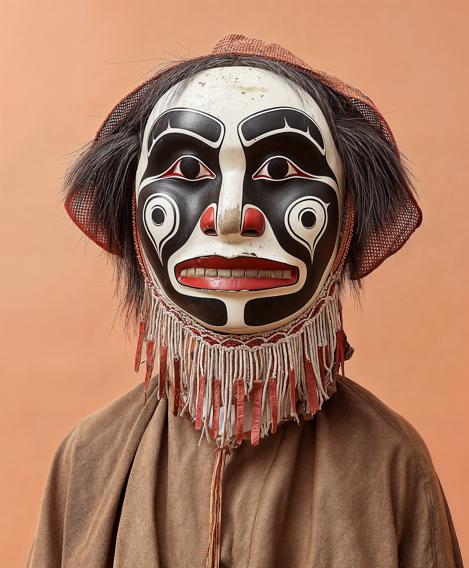 Cultural Ceremony Mask Portrait