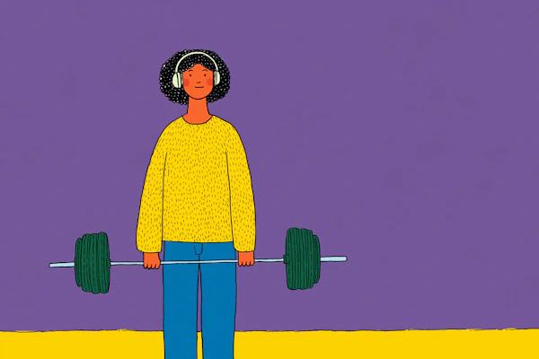 Weightlifting Illustration