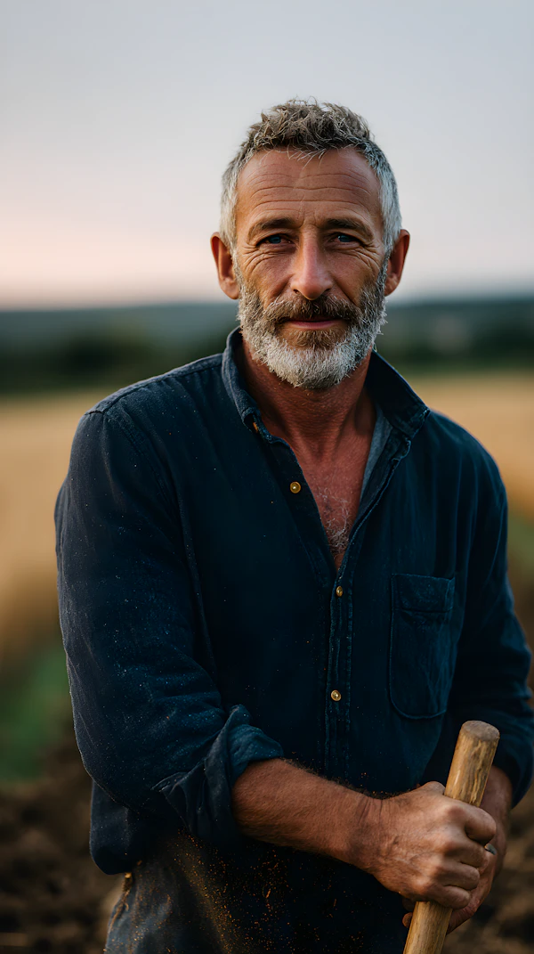 Rugged Worker Outdoors