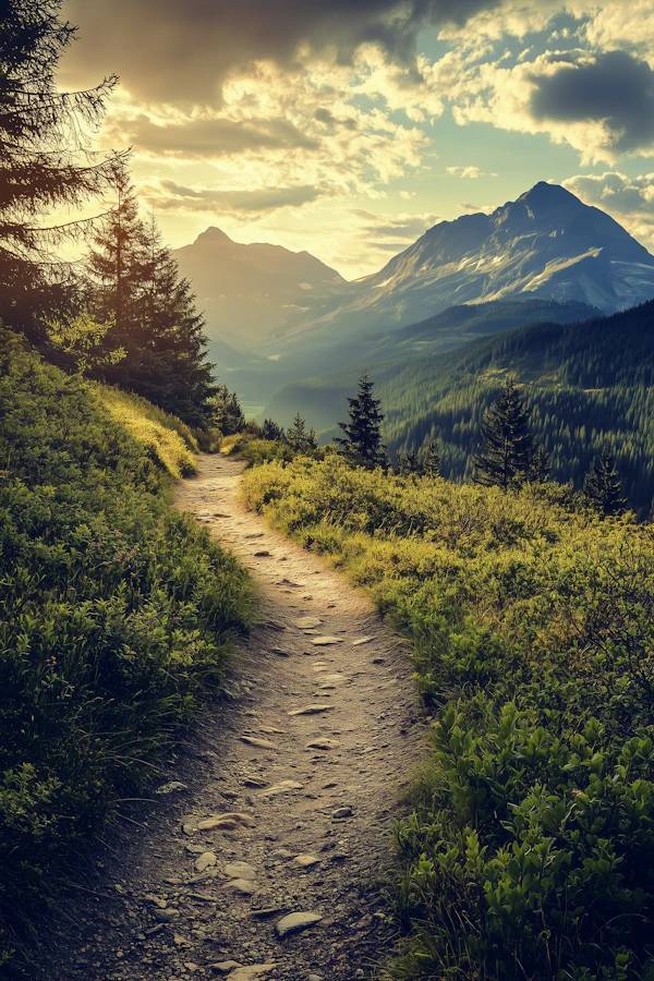 Serene Mountain Landscape