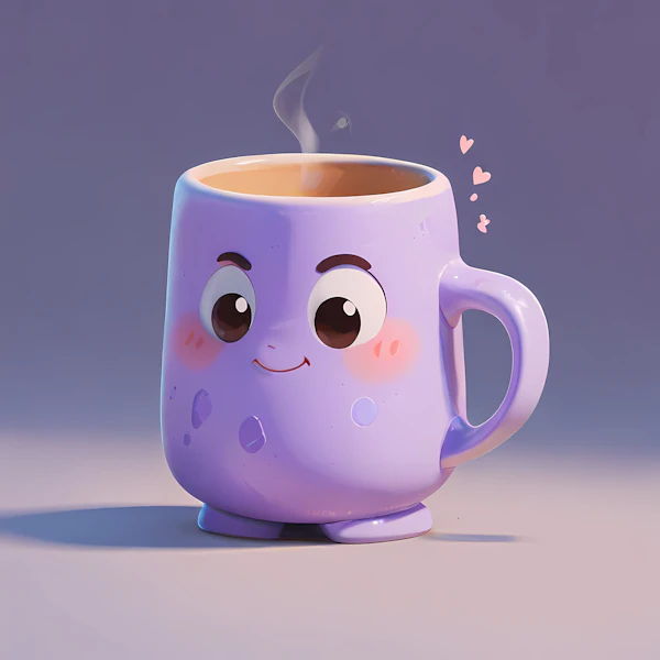 Charming Purple Mug