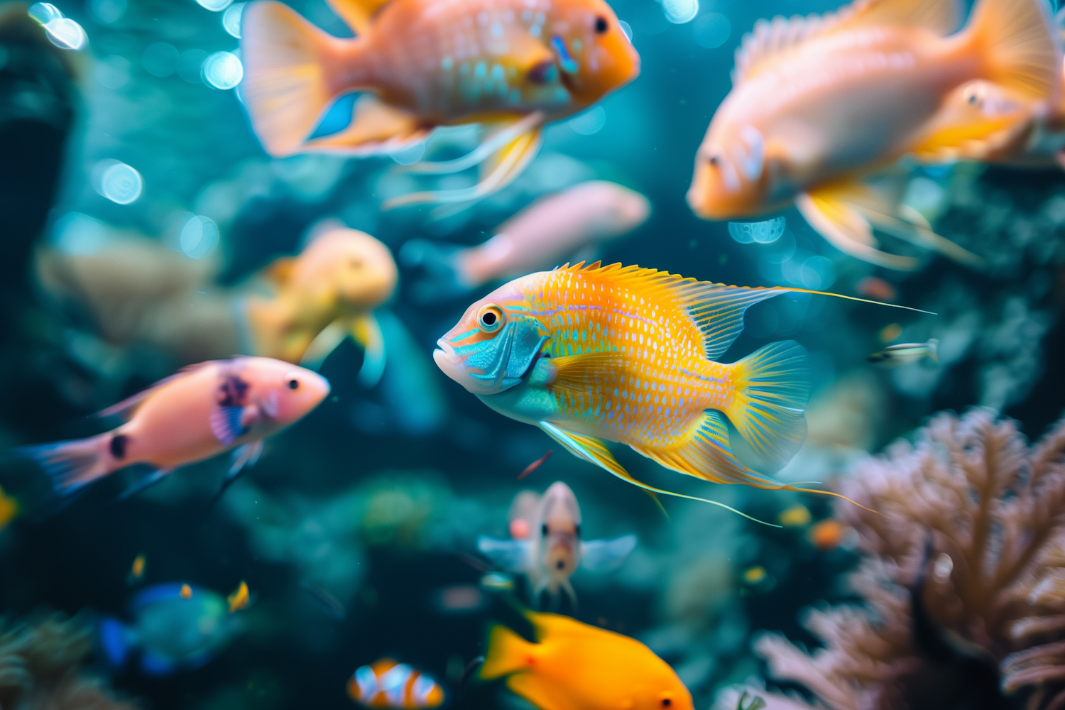 Vibrant Underwater Marine Life