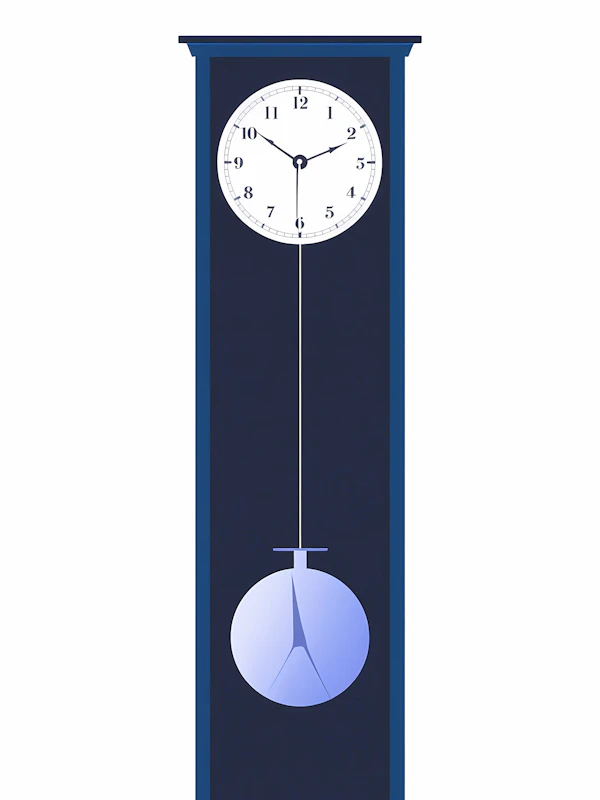 Stylized Grandfather Clock
