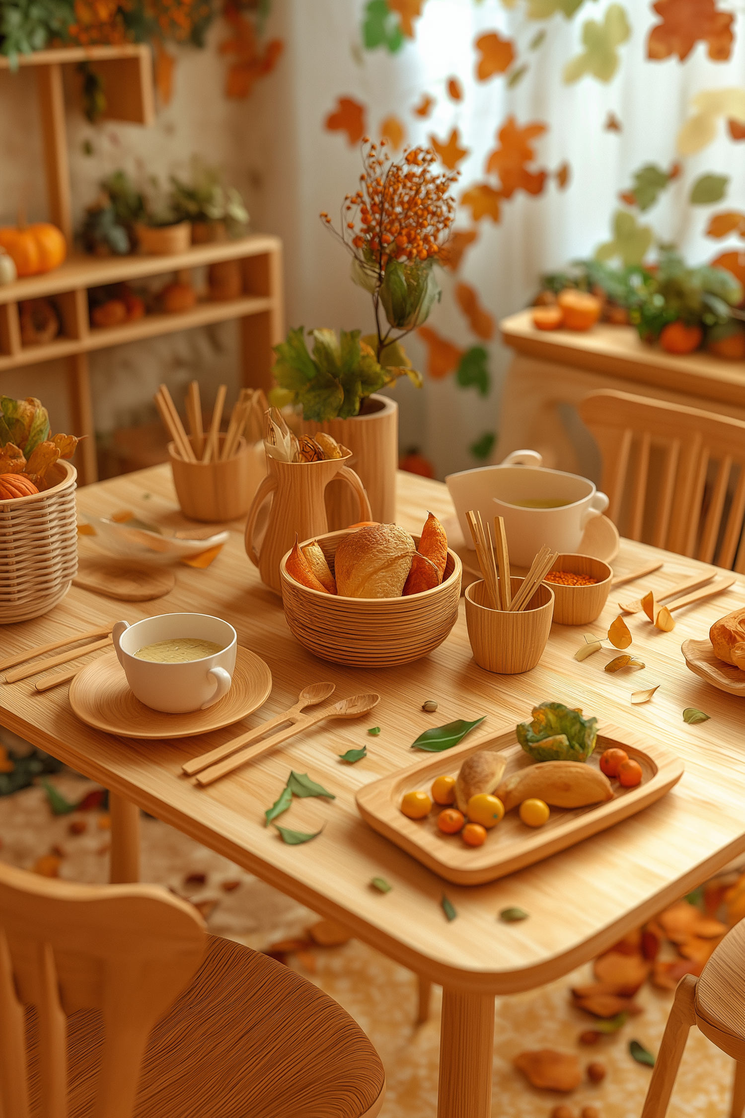 Autumn Themed Dining Table