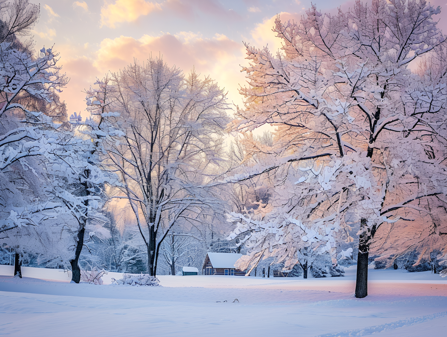 Serene Winter Landscape