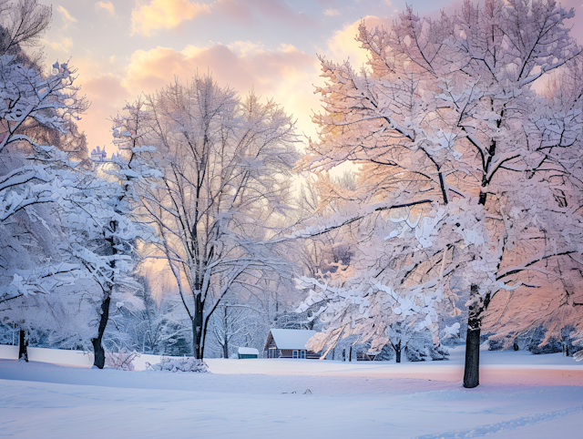 Serene Winter Landscape