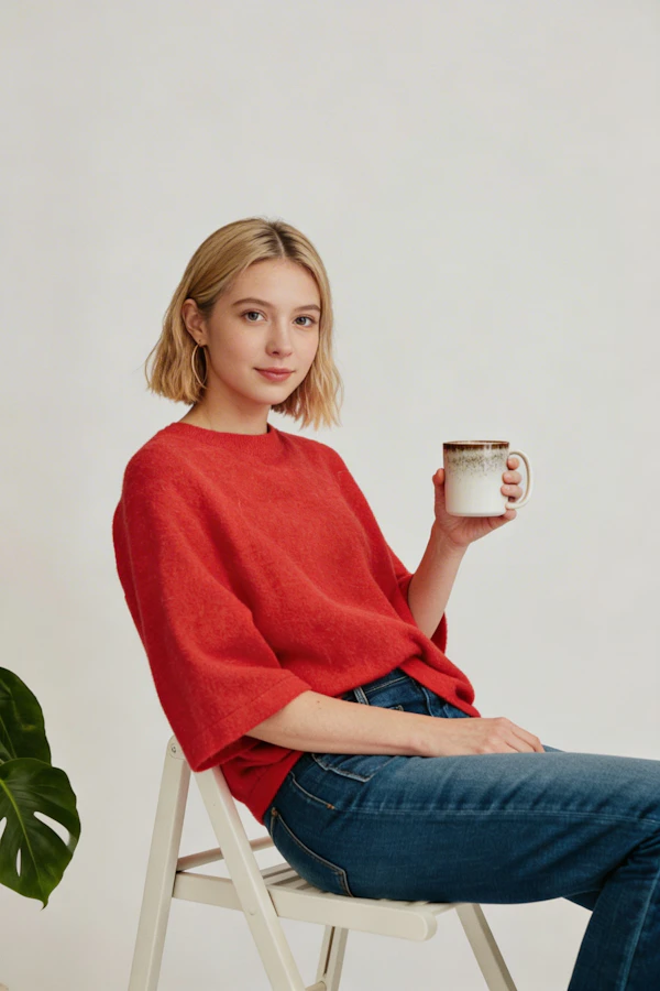 Woman with Mug