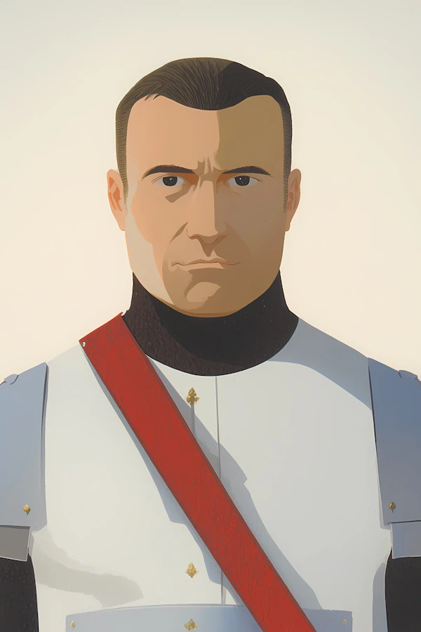 Stylized Man Portrait