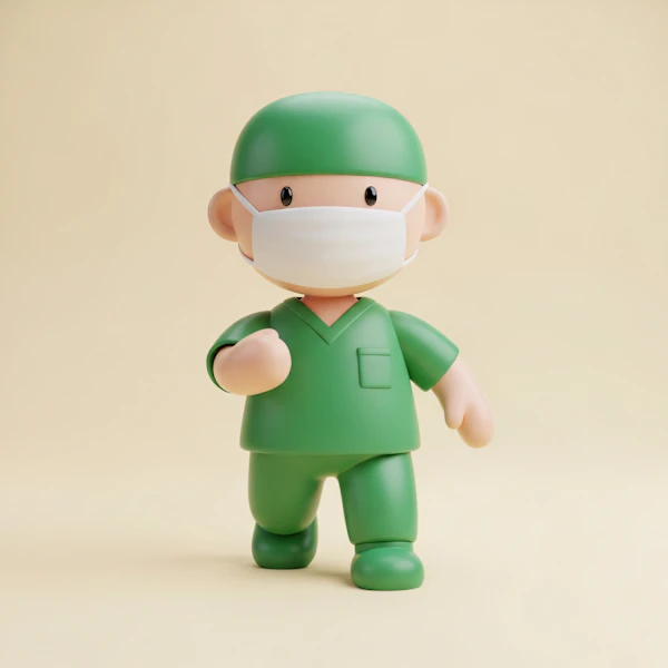 Healthcare Worker Cartoon