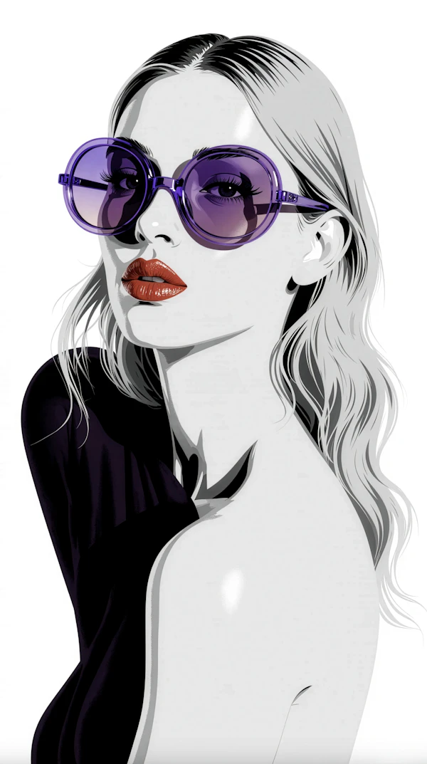 Stylized Woman Portrait