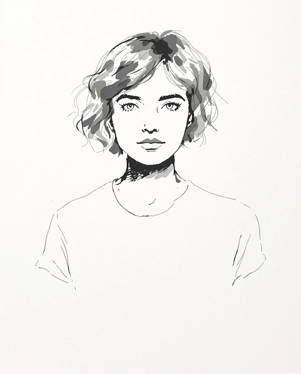 Minimalist Portrait Art