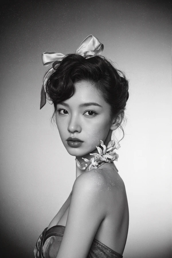 Elegant Portrait of a Young Woman