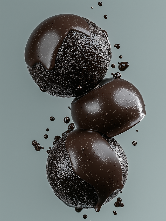 Chocolate Spheres in Motion