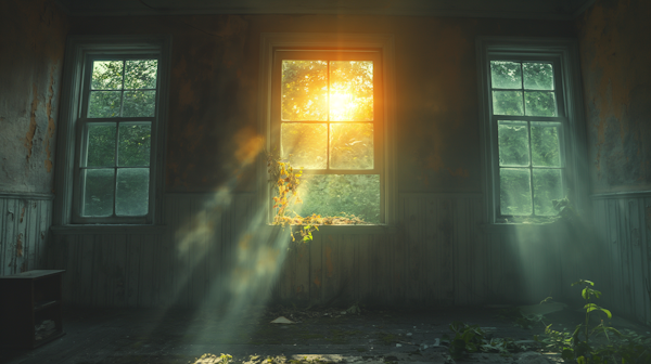 Abandoned Room with Sunlight