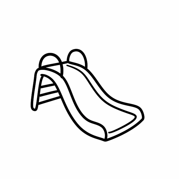 Playground Slide Sketch