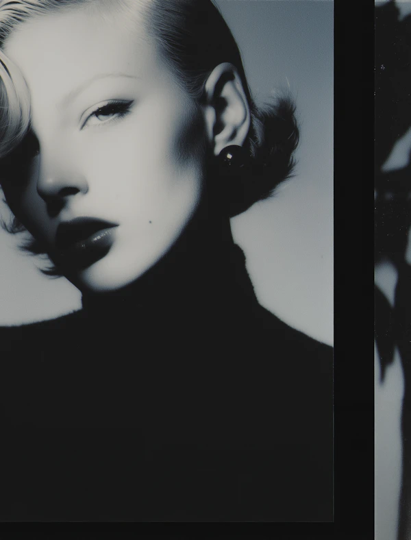 Elegant Monochrome Portrait
