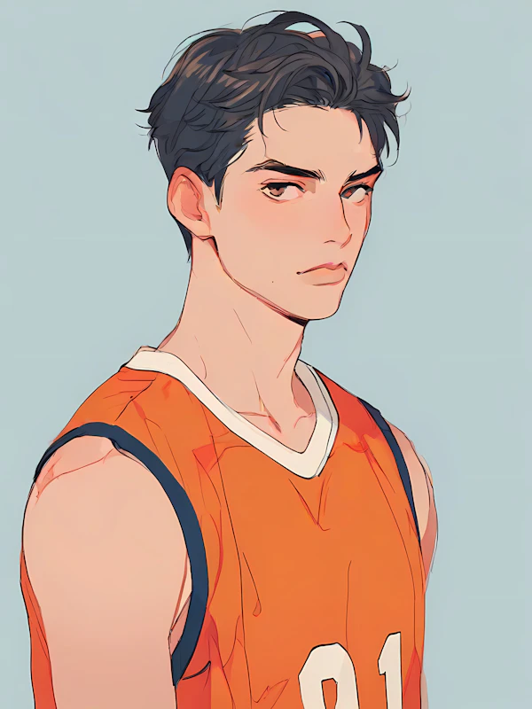 Basketball Player Portrait