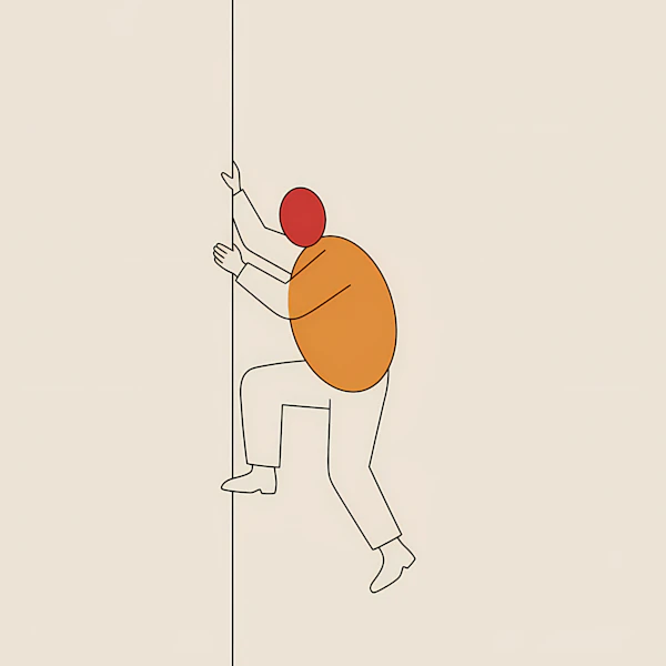 Climber Minimalist Art
