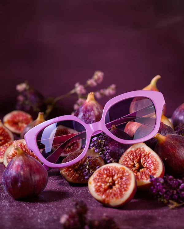 Purple Sunglasses Display
