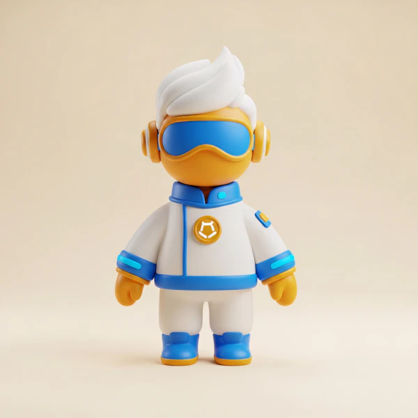 Futuristic 3D Character