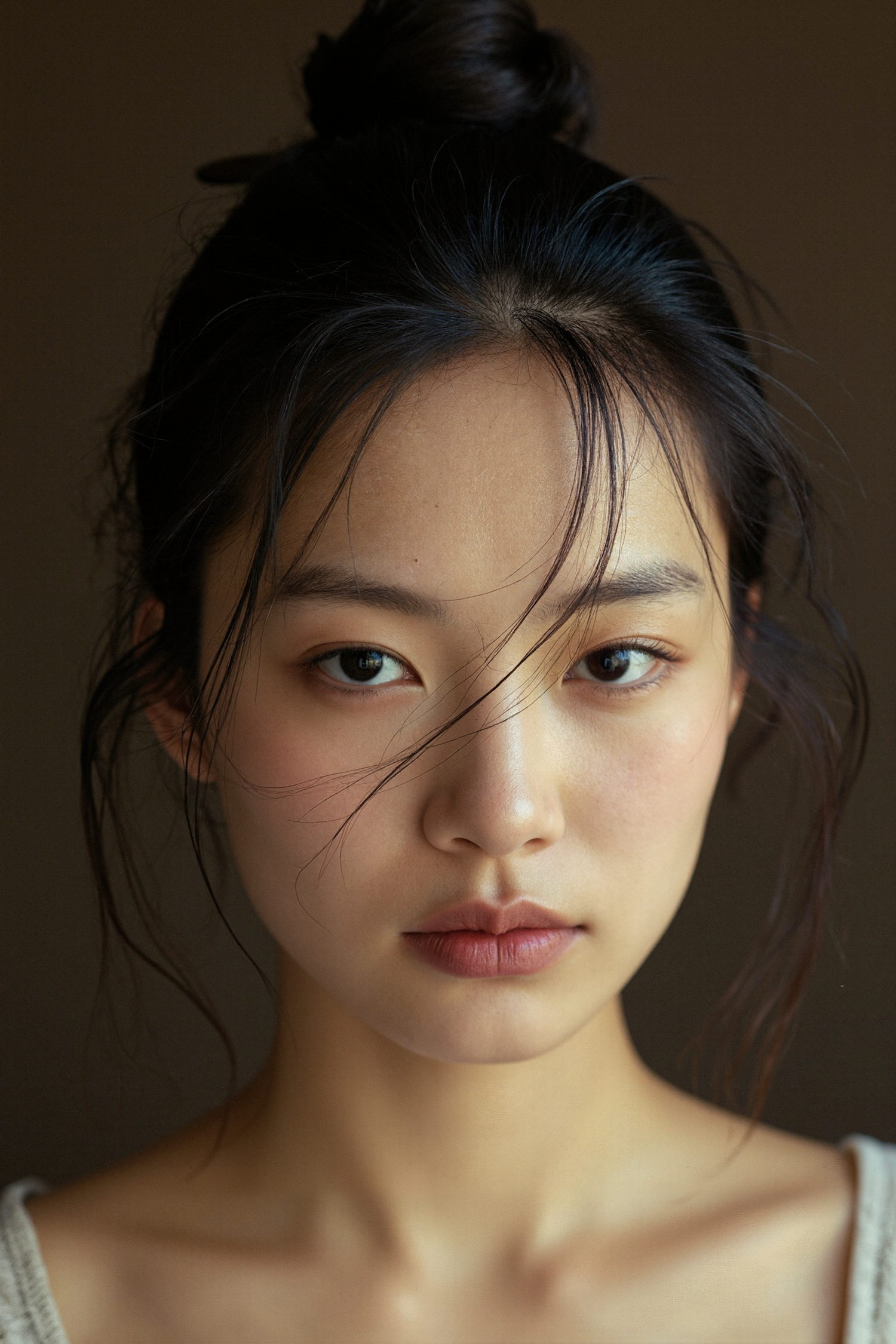 Serene Portrait of a Young Woman