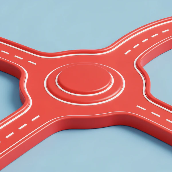 Red Roundabout Design