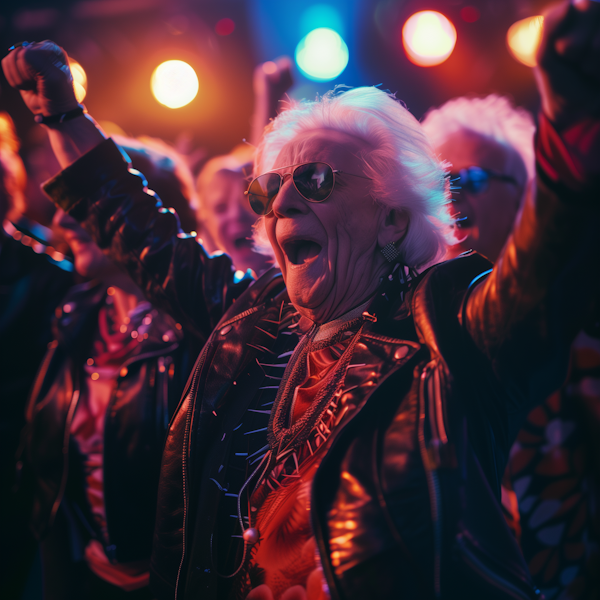 Elderly Rockstar Spirit