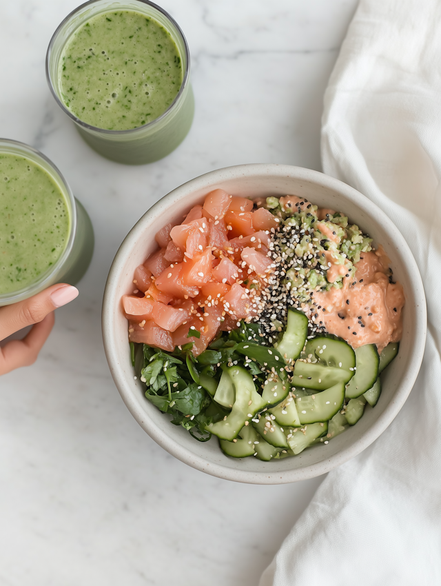 Vibrant Bowl of Fresh Ingredients