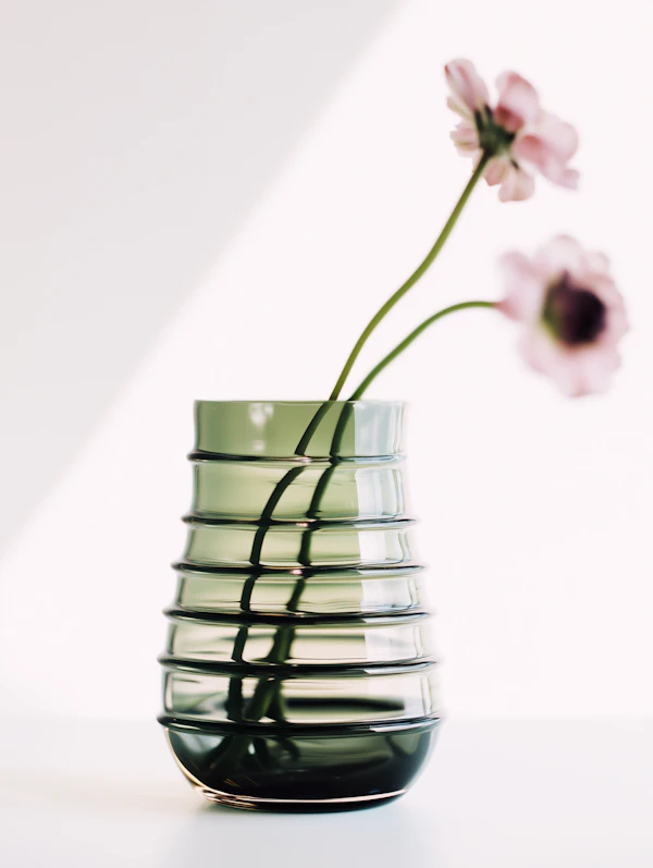 Elegant Vase with Pink Flowers