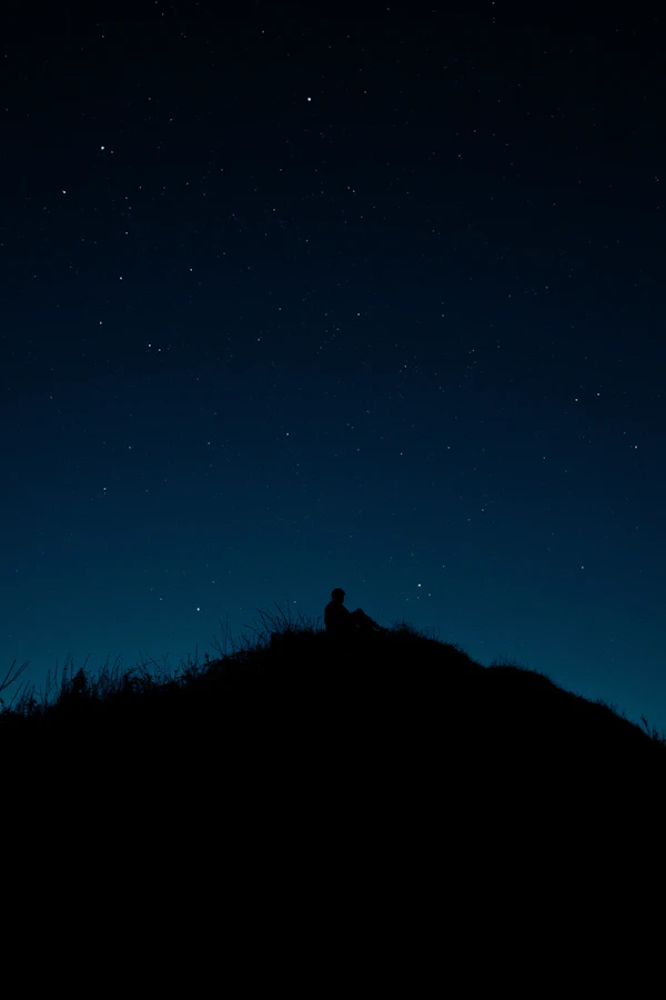 Contemplative Night Sky