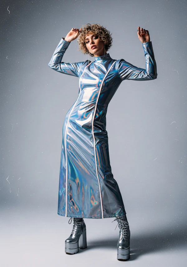Futuristic Fashion Pose