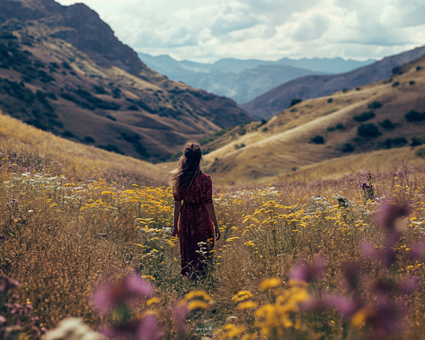 Contemplation in the Wildflower Meadow