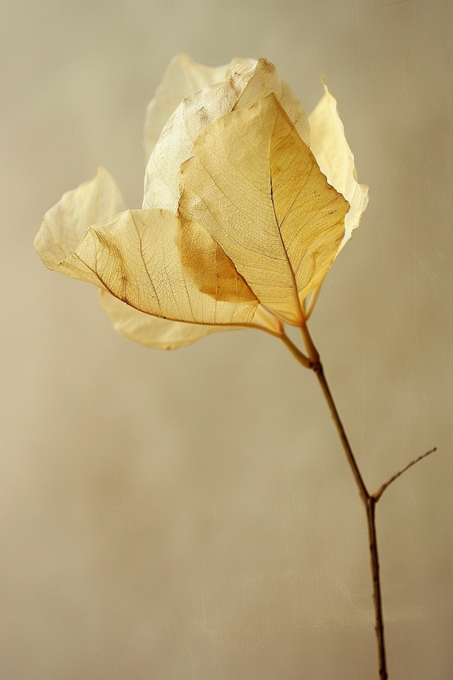 Delicate Dried Leaf