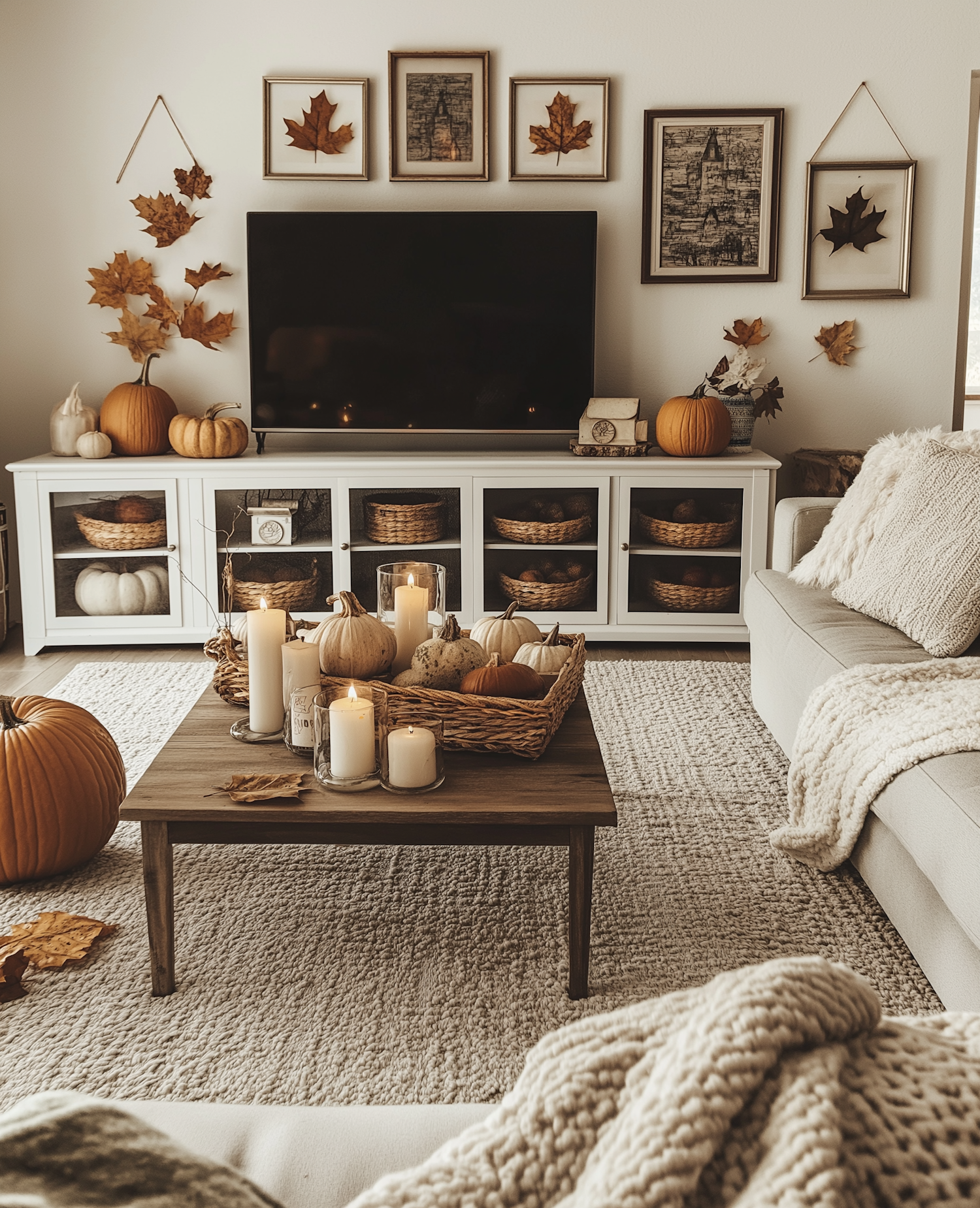 Cozy Autumn Living Room