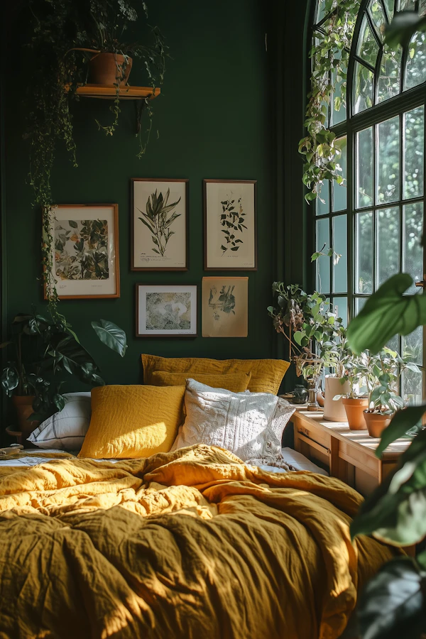 Cozy Green Bedroom