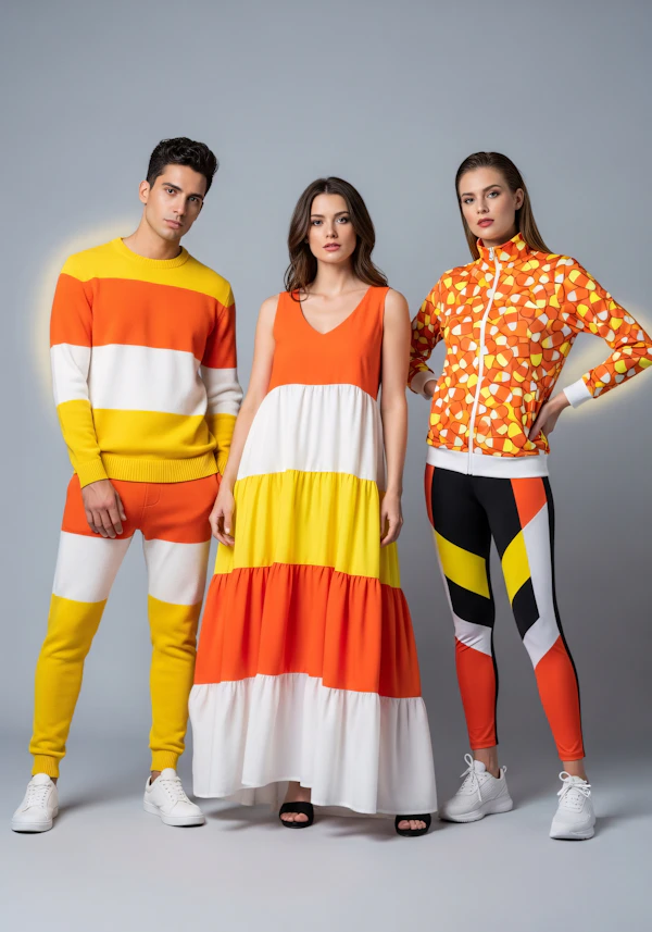 Vibrant Fashion Trio