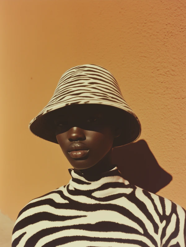 Zebra Print Portrait