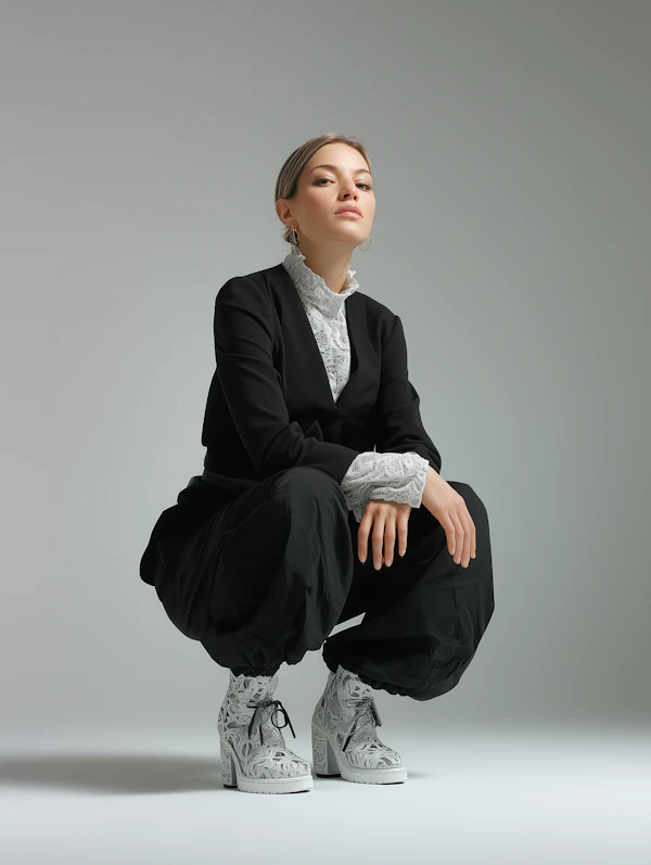 Stylish Woman Posing