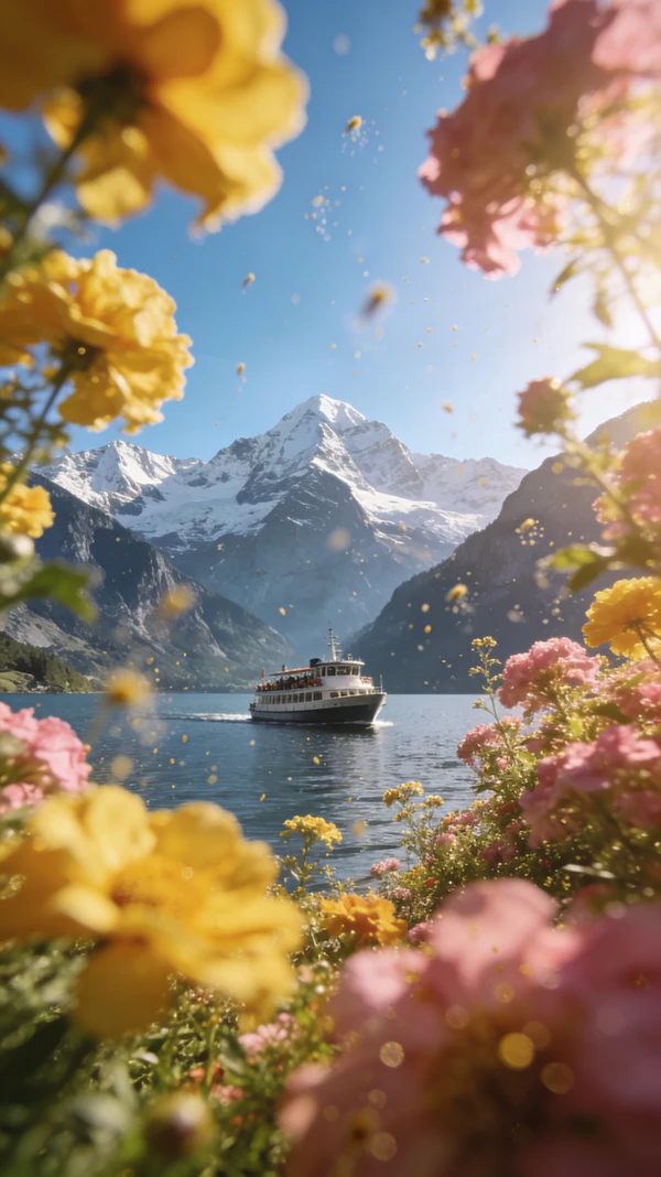 Mountain Lake Serenity