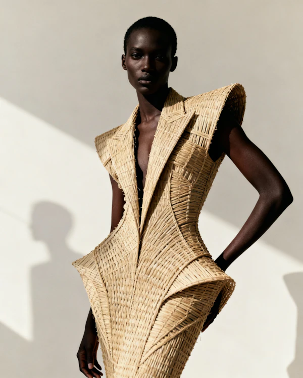 Wicker Fashion Portrait