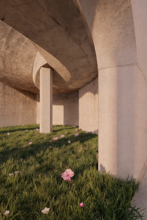 Serene Concrete Structure